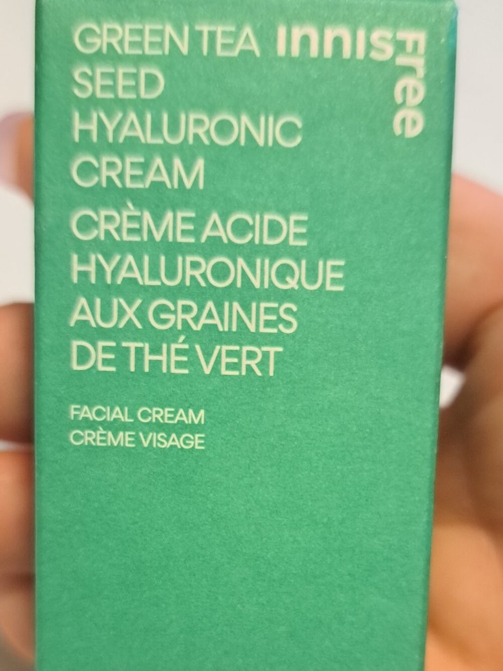INNISFREE GREEN TEA SEED HYALURONIC FACIAL CREAM